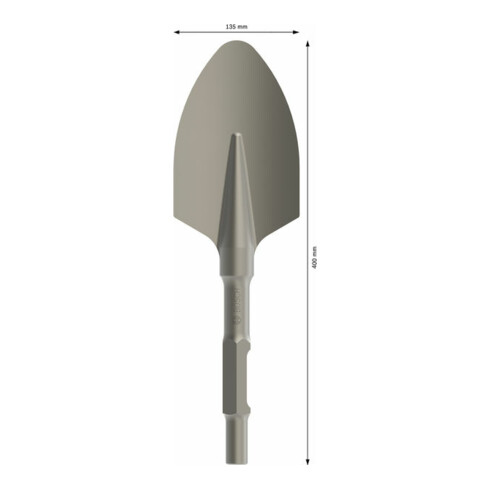 Bosch Spatmeißel mit 30-mm-Sechskantaufnahme