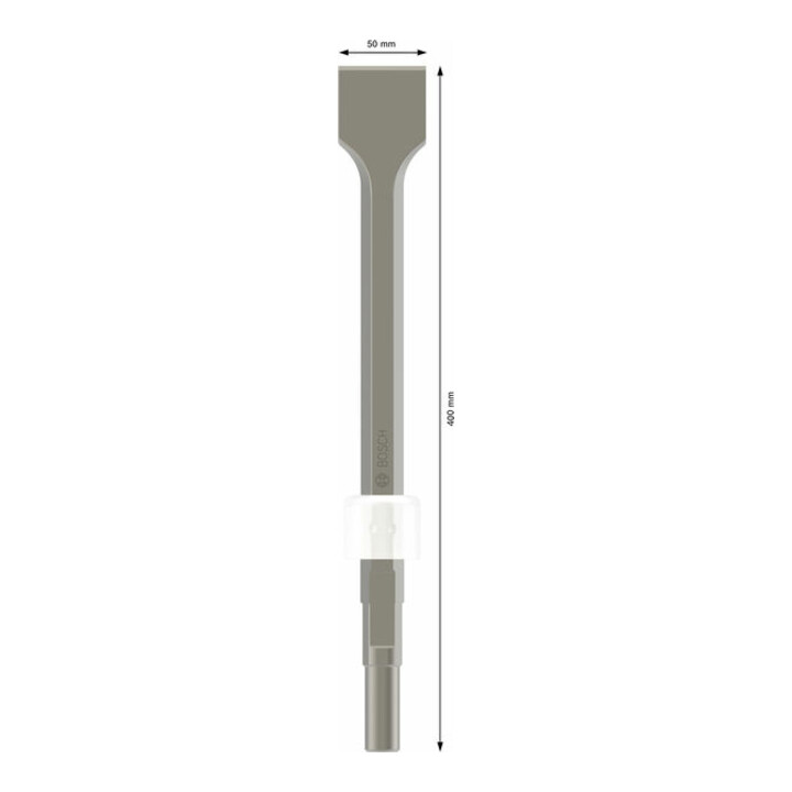 Bosch Spatmeißel Sechskantaufnahme mit abgedrehtem Bund 400 x 50 mm