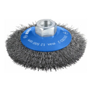 Bosch Spazzola a cono Clean for Metal, filo ondulato
