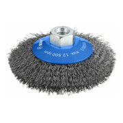 Bosch Spazzola a cono Clean for Metal, filo ondulato