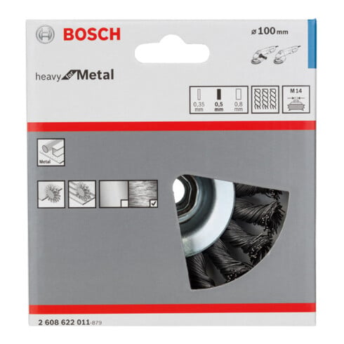 Bosch Spazzola a cono, filo annodato