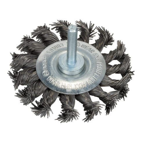 Bosch Spazzola a disco annodata, 75mm 0,5mm 13mm 4500 rpm