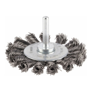 Bosch Spazzola a disco annodata, 75mm 0,5mm 13mm 4500 rpm