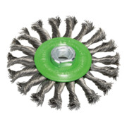 Bosch Spazzola a disco annodata, inossidabile, 115mm 0,5mm 12500 rpm M14