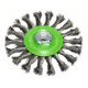 Bosch Spazzola a disco annodata, inossidabile, 115mm 0,5mm 12500 rpm M14-1