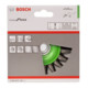 Bosch Spazzola a disco annodata, inossidabile, 115mm 0,5mm 12500 rpm M14-3
