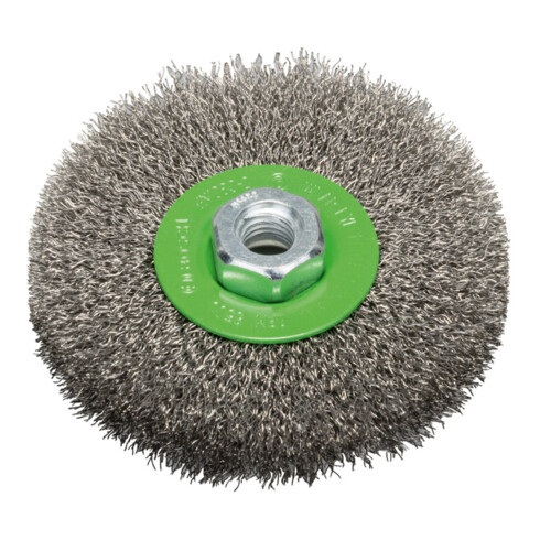 Bosch Spazzola a disco Clean for Inox ondulata inossidabile 115 mm 0,3 mm 8500 giri/min. M14