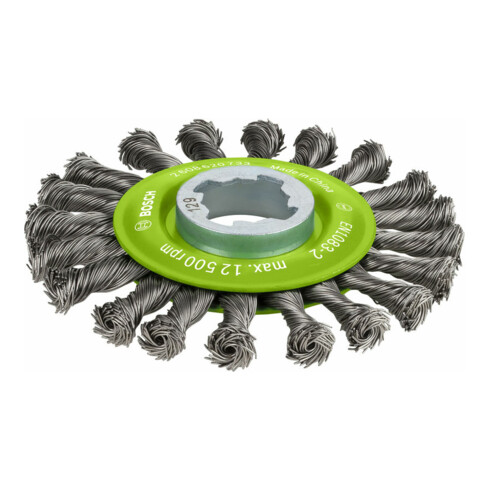 Bosch Spazzola a disco Heavy for Inox X-LOCK annodata, 115mm 0,5mm