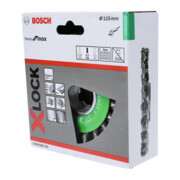 Bosch Spazzola a disco Heavy for Inox X-LOCK annodata, 115mm 0,5mm-4