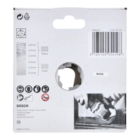Bosch Spazzola a disco Heavy for Inox X-LOCK annodata, 115mm 0,5mm