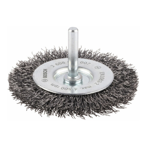 Bosch Spazzola a disco ondulata, 75mm 0,3mm 8mm 4500 rpm