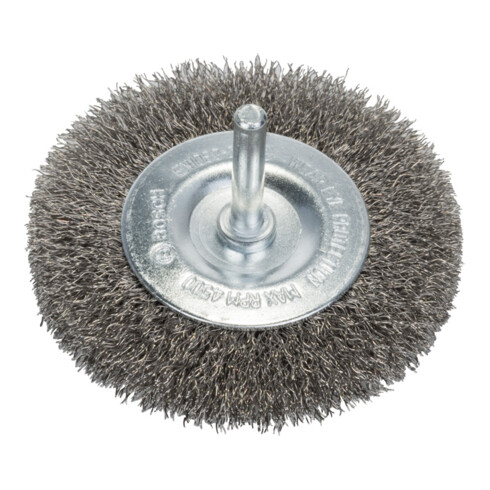 Bosch Spazzola a disco ondulata, inossidabile, 80mm 0,2mm 4mm 4500 giri/min.