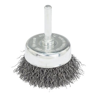 Bosch Spazzola a tazza, acciaio, con filo ondulato, 50mm, 4500 giri/min.