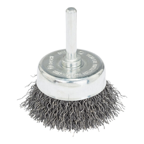 Bosch Spazzola a tazza, acciaio, con filo ondulato, 50mm, 4500 giri/min.