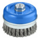 Bosch Spazzola a tazza in acciaio, filo annodato, 100mm 0,5mm 8500 rpm M 14