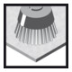 Bosch Spazzola a tazza in acciaio, filo annodato, 65mm 0,35mm 12500 rpm M 14-5