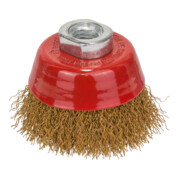 Bosch Spazzola a tazza in ottone, filo ondulato
