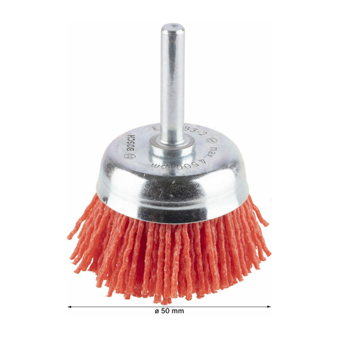 Bosch Spazzola a tazza setole in nylon, con corindone