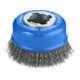 Bosch Spazzola a tazza X-LOCK Clean for Metal 75 mm, filo d'acciaio ondulato 0,3 mm-1