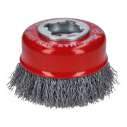 Bosch Spazzola a tazza X-LOCK Clean for Metal 75 mm, filo d'acciaio ondulato 0,3 mm