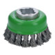 Bosch Spazzola a tazza X-LOCK Heavy for Inox 75mm 0,5mm filo in acciaio Inox annodato-1