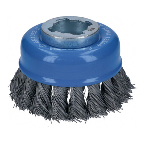 Bosch Spazzola a tazza X-LOCK Heavy for Metal, filo annodato in Metallo