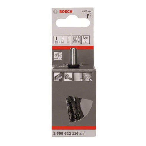 Bosch Spazzola, filo annodato, Inox