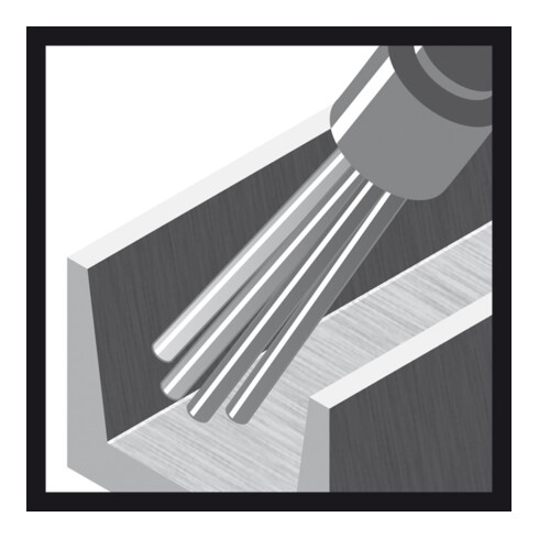 Bosch Spazzola, filo annodato, Inox