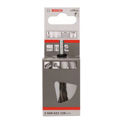 Bosch Spazzola, filo ondulato, Inox