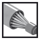 Bosch Spazzola, filo ondulato, Inox-5