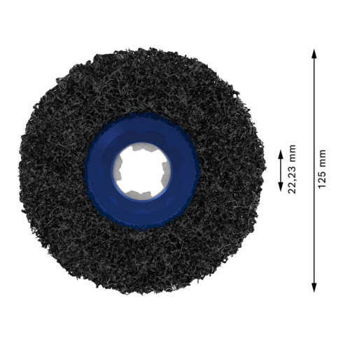 Bosch Disco di pulizia grossolano per Metallo, 125x22,23mm X-LOCK 22,23mm