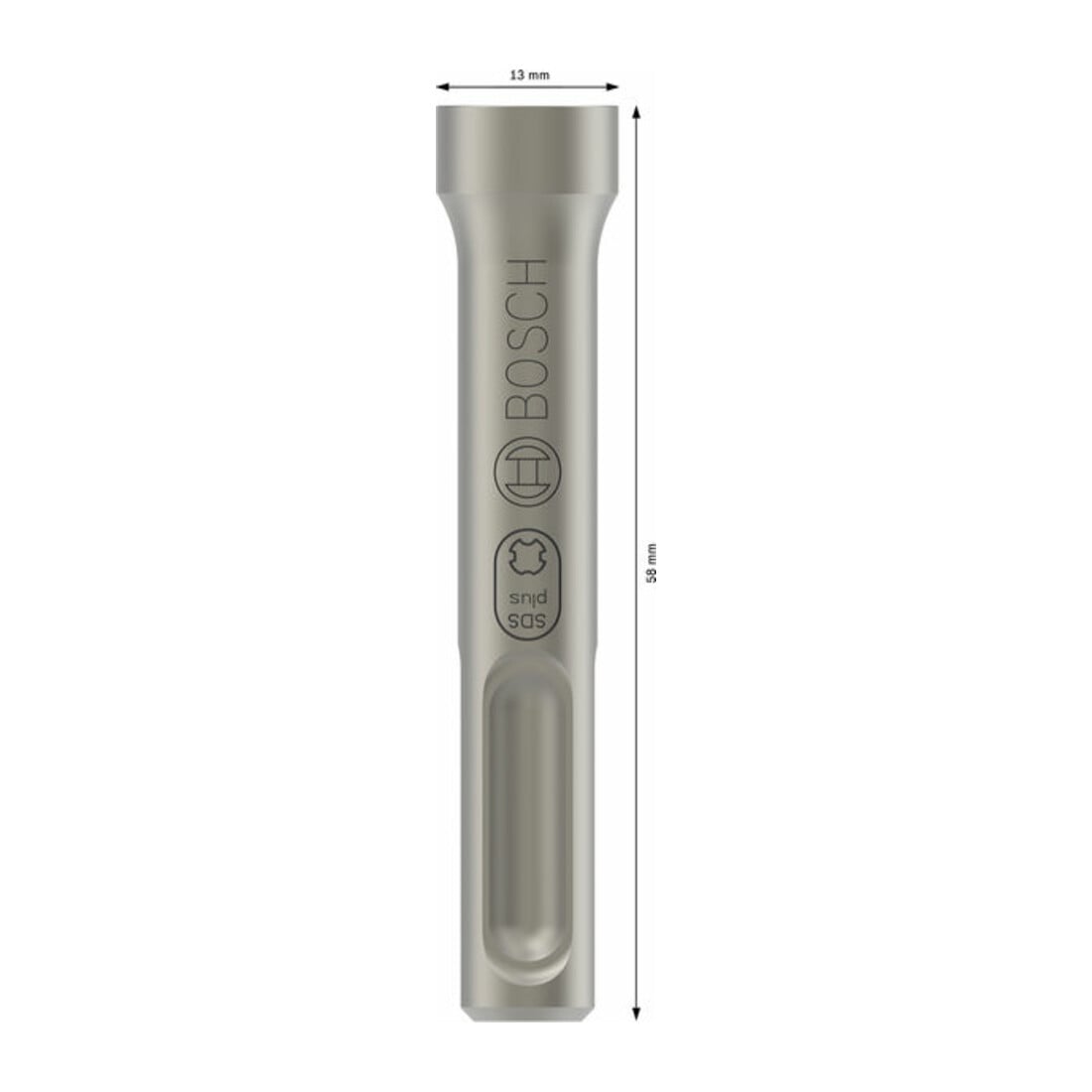 Bosch spijkertacker SDS plus totale lengte: 58 mm diameter: 13 mm
