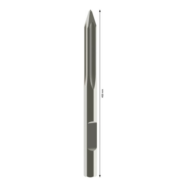 Bosch spitbeitel met 28 mm binnenzeskant 400 mm