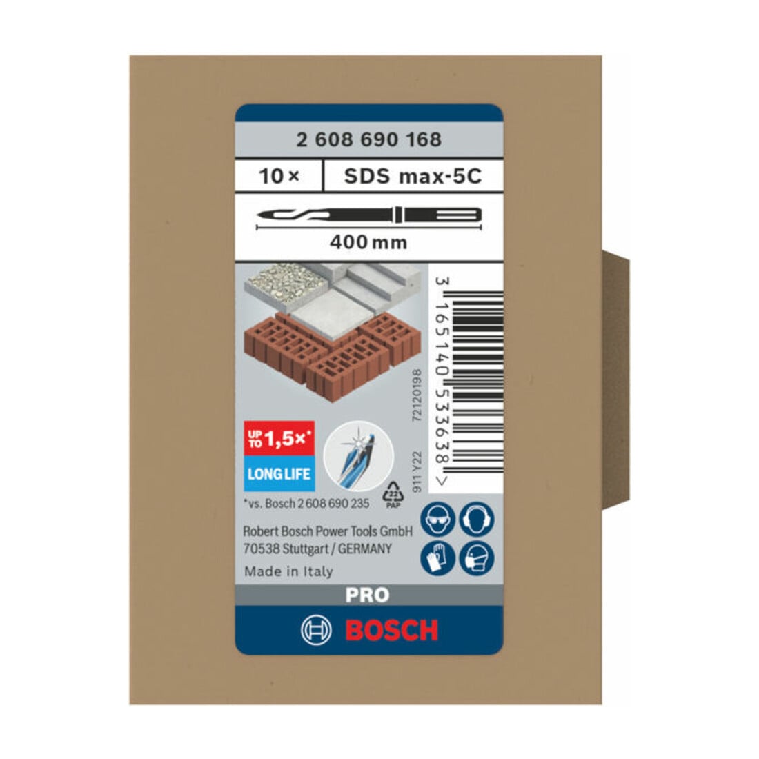 Bosch Spitzmeißel RTec Speed, mit SDS-max-Aufnahme, 400 mm