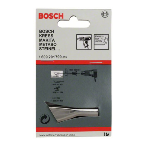 Bosch spleetmondstuk voor Bosch heteluchtblazer met elektronica 10 mm