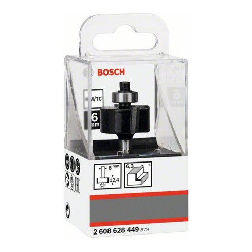 Bosch sponningfrees 6 mm D1 25,4 mm L 12,4 mm G 54 mm