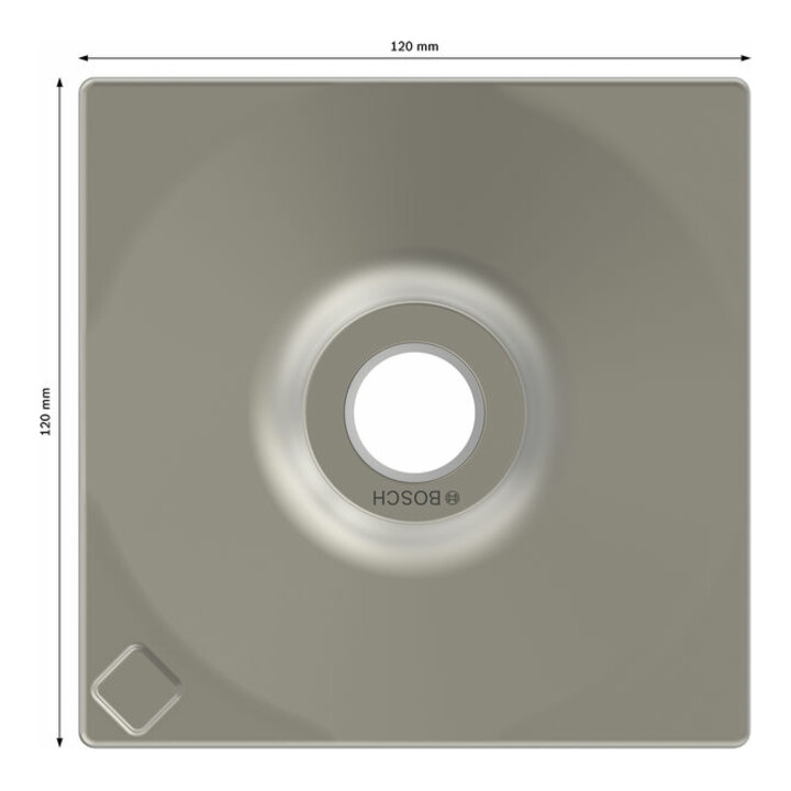 Bosch Stampferplatte 120 x 120 mm