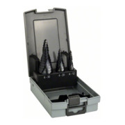 Bosch-stappenboor HSS-AlTiN-set 3-delig 4 - 12 mm 4 - 20 mm 6 - 30 mm