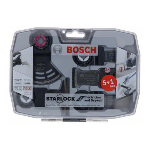 Bosch Starlock-Set für Elektriker und Trockenbauer 5+1-teilig