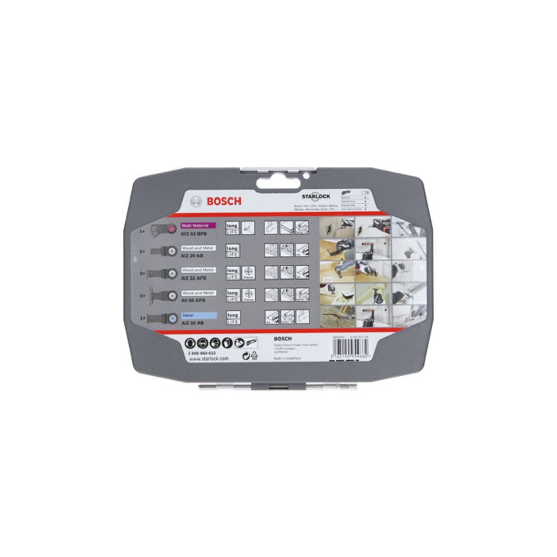 Bosch Starlock-Set für Elektriker und Trockenbauer 5+1-teilig