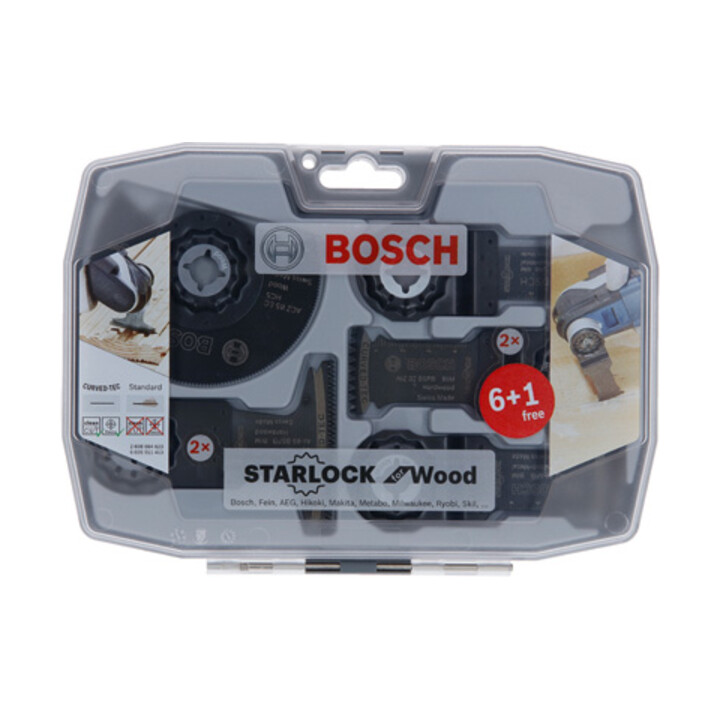 Bosch Starlock-Set für Holz 6+1-teilig