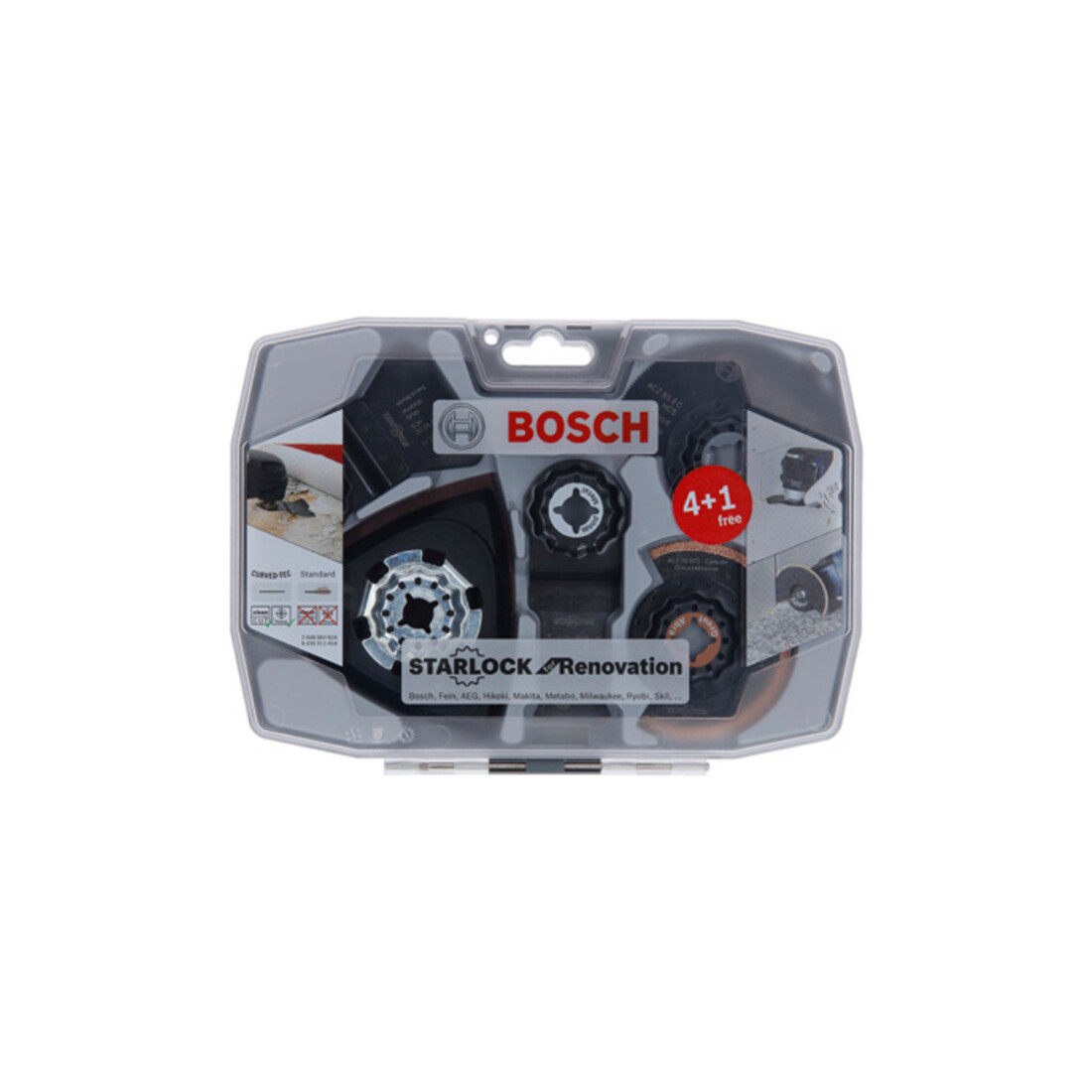 Bosch Starlock-Set für Renovierungsarbeiten 4+1-teilig