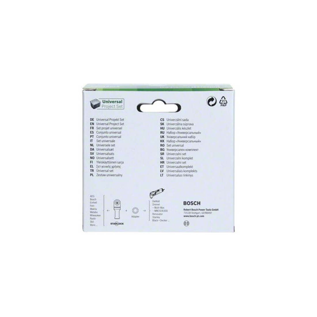 Bosch Starlock set Universeel, 12 delig