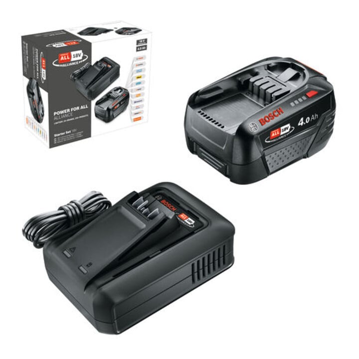 Bosch Starter-Set 18V - 1 x 4,0-Ah-Akku & Ladegerät