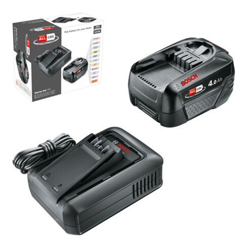 Bosch Starter-Set 18V - 1 x 4,0-Ah-Akku & Ladegerät