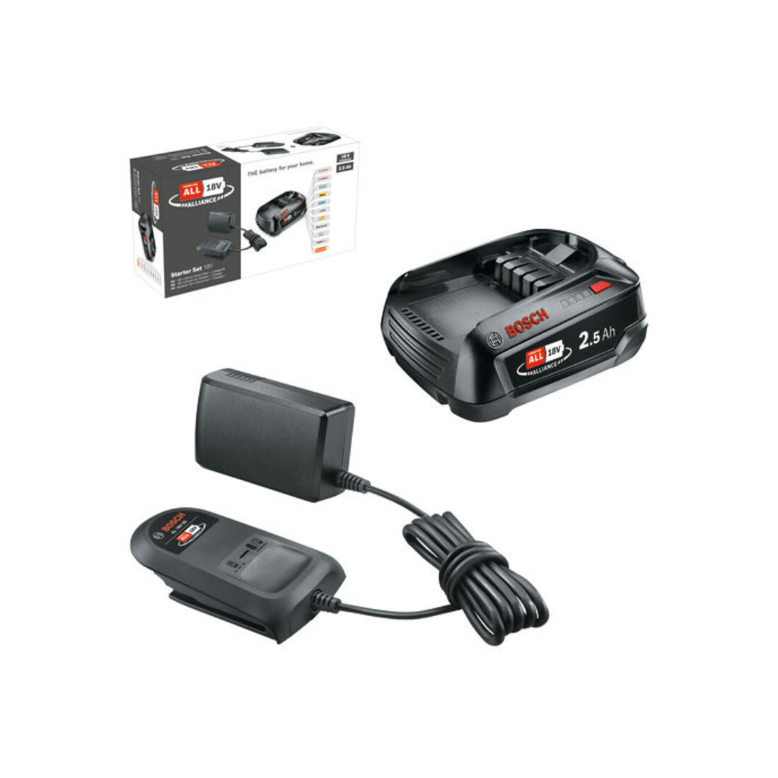 Bosch Starter Set 18V Li-Ion 18V Alliance, 2,5Ah + AL 18V-20