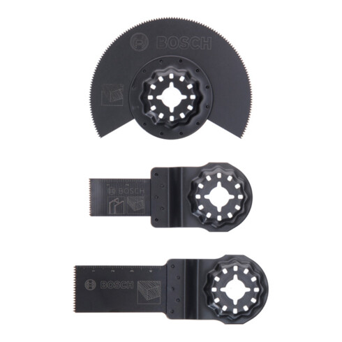 Bosch Starter Set legno, per apparecchi multifunzione, accessori PMF