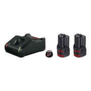 Bosch Starter set per batteria : 2 x GBA 12 Volt 2,0 Ah e GAL 12V-40-2