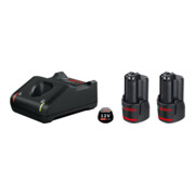 Bosch Starter set per batteria : 2 x GBA 12 Volt 3,0 Ah e GAL 12V-40-2