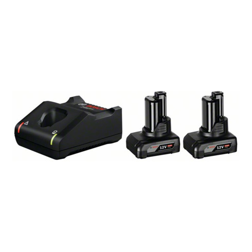 Bosch Starter set per batteria : 2 x GBA 12 Volt 6,0 Ah e GAL 12V-40
